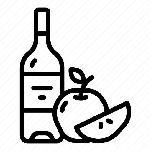 Alcohol, apple, bottle, cider, drink, lemonade, sangria icon - Download on Iconfinder
