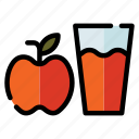 apple juice, diet, healthy, drink, fruit, glass, food and restaurant