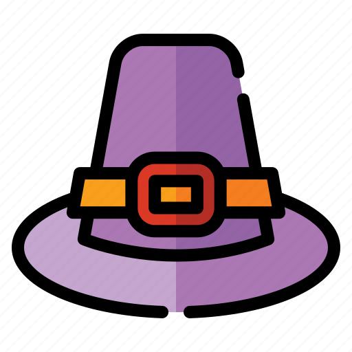 Pilgrim hat, thanksgiving, pilgrim, hat, accesory, antique, fashion icon - Download on Iconfinder