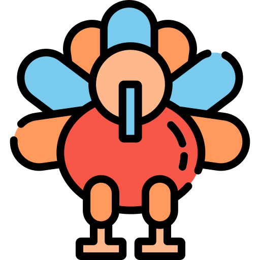 Thanksgiving, mix, turkey, chicken, autumn icon - Free download