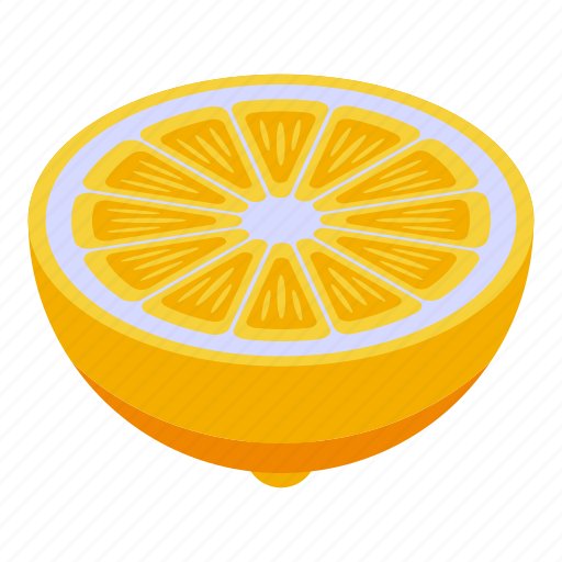 Limon, isometric, lemon icon - Download on Iconfinder