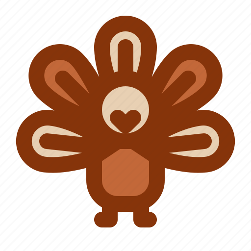 Thanksgiving, turkey, animal, hunt icon - Download on Iconfinder