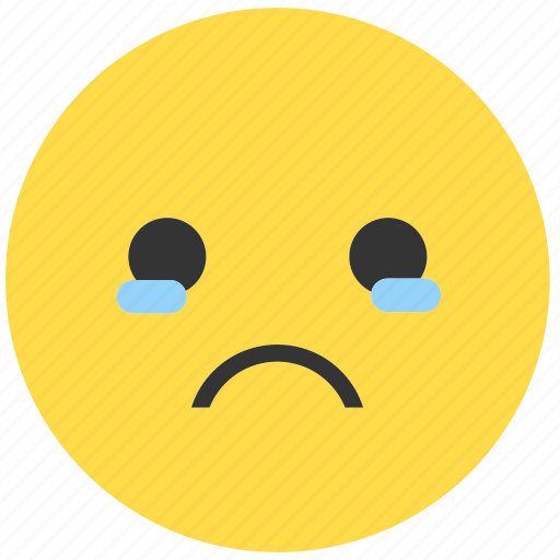 Cry, emoji, emotions, face, avatar, emoticon, expression icon - Download on Iconfinder