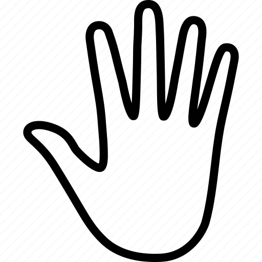 Fingers, hand, human, palm, prehensile, print icon - Download on Iconfinder