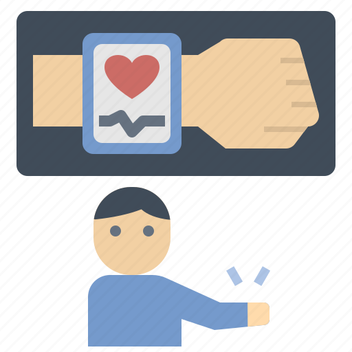 Health, heartrate, smartwatch, technology, wearable icon - Download on Iconfinder