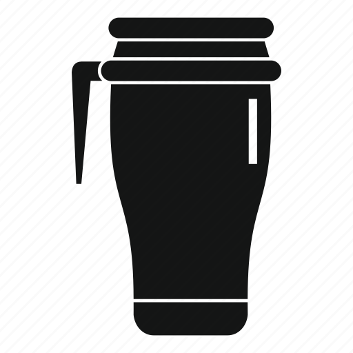 Aluminum, container, cup, drink, metal, steel, vacuum icon - Download on Iconfinder