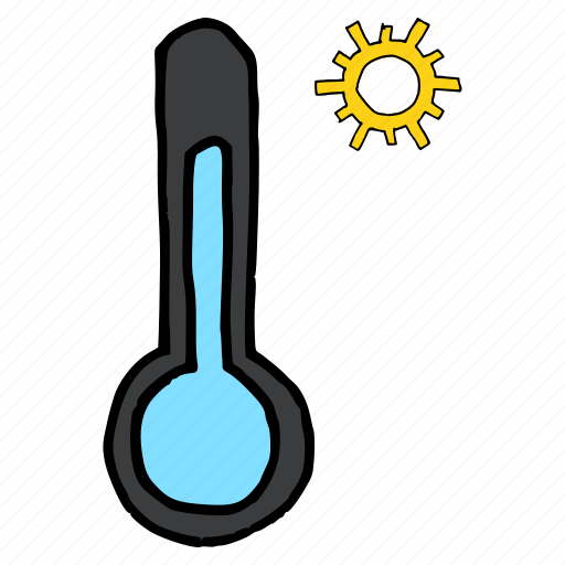 Forecast, sunny, temperature, thermometer, weather icon - Download on Iconfinder
