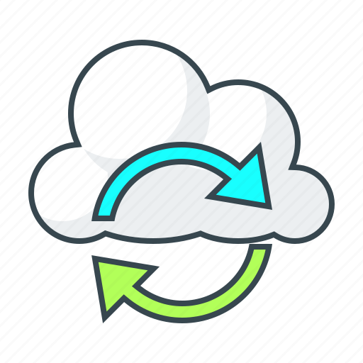 Cloud, sync, arrow, configuration, direction icon - Download on Iconfinder