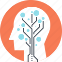 growth, head, human, innovation, mind, technology, tree