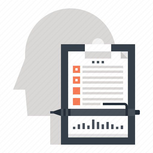 Clipboard, data, head, human, mind, profile, thinking icon - Download on Iconfinder