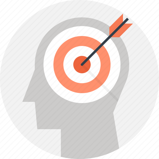 Goal, head, human, mind, success, target, thinking icon - Download on Iconfinder