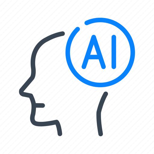 Head, think, thinking, mind, ai, aritificial, intelligence icon - Download on Iconfinder