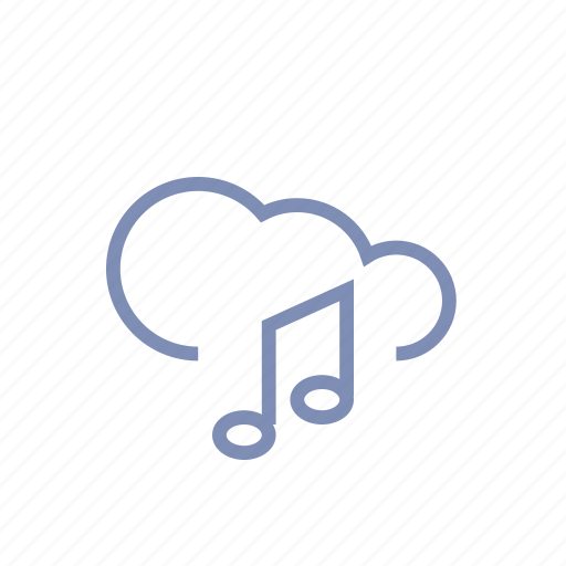 Cloud, collection, drive, music, player, storage icon - Download on Iconfinder