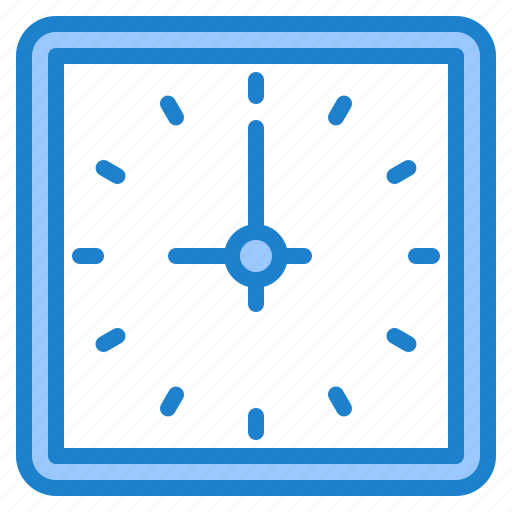 Clock, time, watch, timer, squre icon - Download on Iconfinder