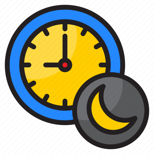 Time, clock, watch, moon, night icon - Download on Iconfinder