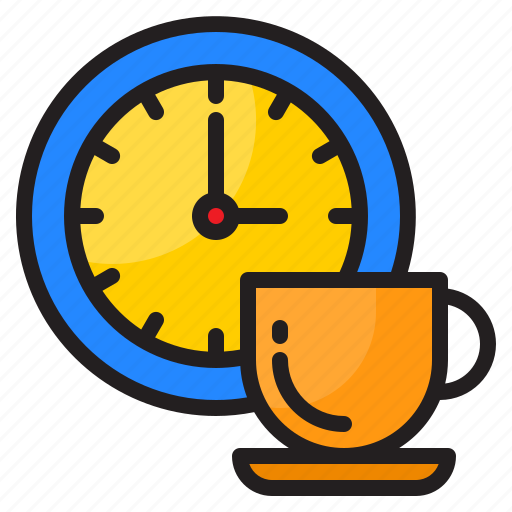 Time, clock, watch, timer, coffee icon - Download on Iconfinder