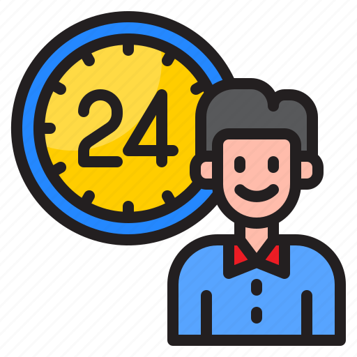 Time, clock, watch, timer, worker icon - Download on Iconfinder