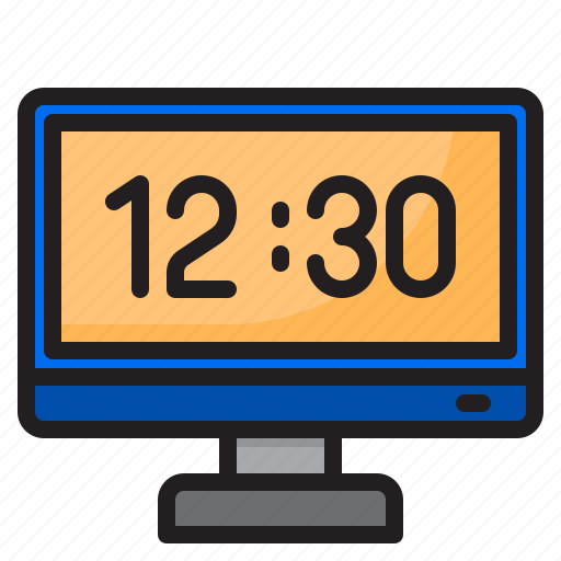 Time, watch, clock, digital, computer icon - Download on Iconfinder