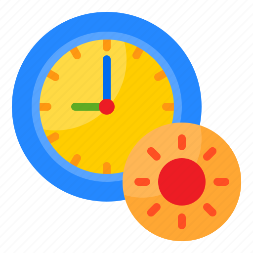 Clock, watch, time, sun icon - Download on Iconfinder