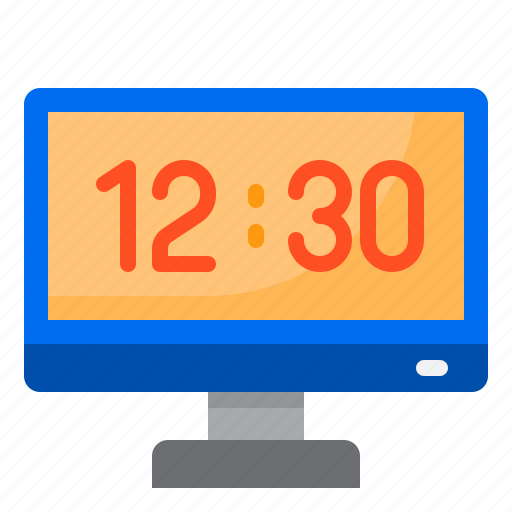 Time, watch, clock, digital, computer icon - Download on Iconfinder