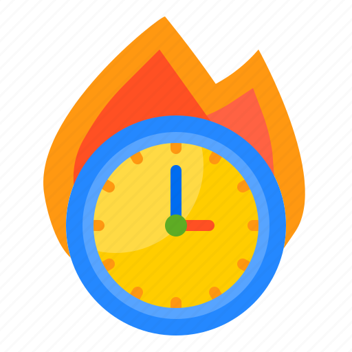 Watch, clock, time, timer, fire icon - Download on Iconfinder