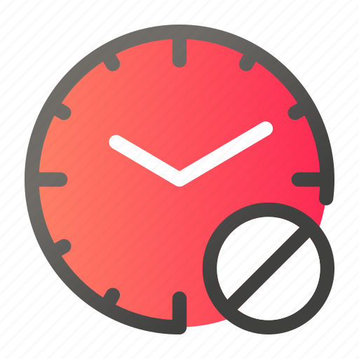 Alarm, clock, cross, forbidden, no, time, watch icon - Download on Iconfinder