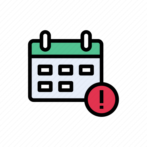 Calendar, date, error, month, schedule icon - Download on Iconfinder