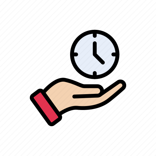 Clock, hand, schedule, time, watch icon - Download on Iconfinder