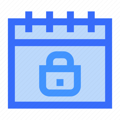 Lockdown, calendar, schedule, time and date icon - Download on Iconfinder