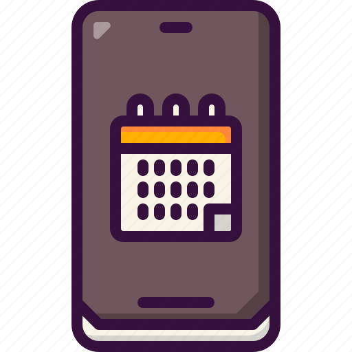 Calendar, phone, time, and, date, event, schedule icon - Download on Iconfinder
