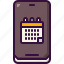 calendar, phone, time, and, date, event, schedule, smartphone, mobile 