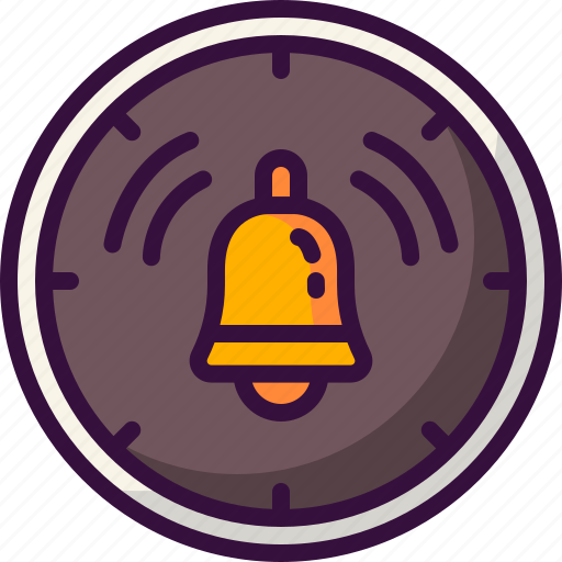 Clock, reminder, alert, alarm, bell, ring, notification icon - Download on Iconfinder