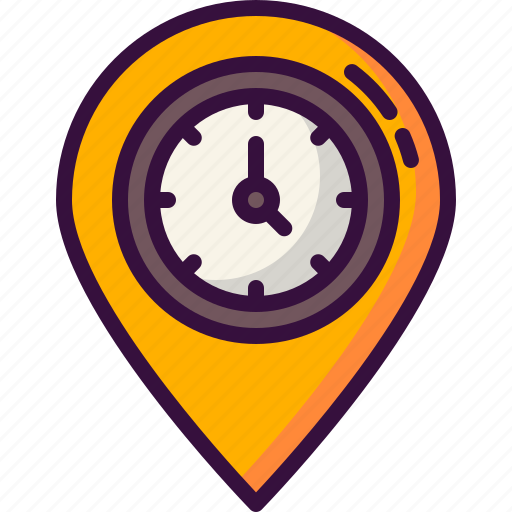 Placeholder, clock, maps, pin, map, point, place icon - Download on Iconfinder