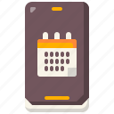 calendar, phone, time, date, event, schedule, smartphone, mobile