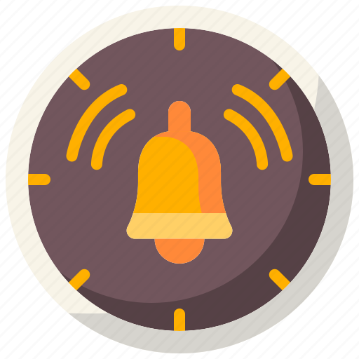 Clock, reminder, alert, alarm, bell, ring, notification icon - Download on Iconfinder