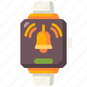 notification, smartwatch, watch, apps, wristwatch, electronics, technology, app, clock