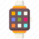 smartwatch, watch, apps, wristwatch, electronics, technology, app