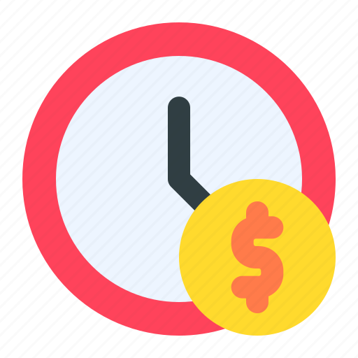 Clock, time, money, finance, coin icon - Download on Iconfinder