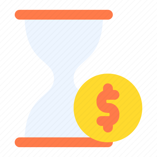 Hourglass, time, money, finance, clock icon - Download on Iconfinder