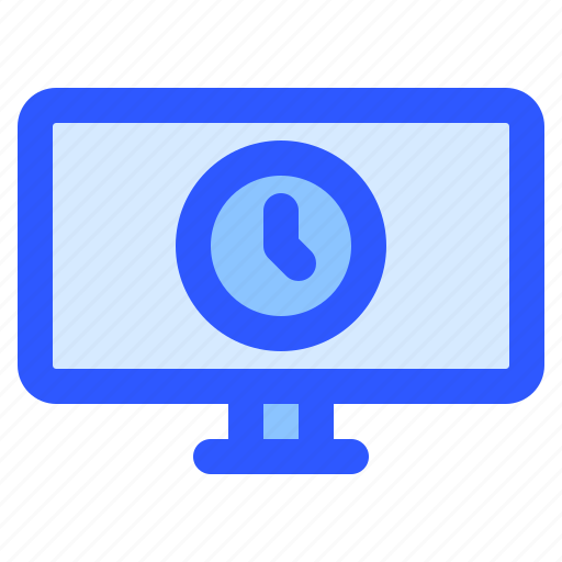 Computer, clock, time, business, watch icon - Download on Iconfinder