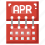 april, calendar, month, time 