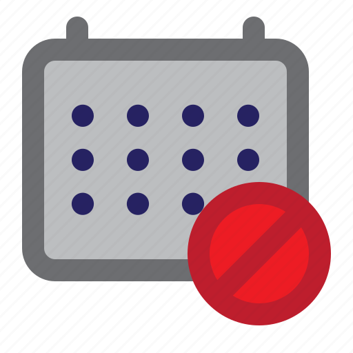 Time, schedule, ban, agenda, date, event, planner icon - Download on Iconfinder