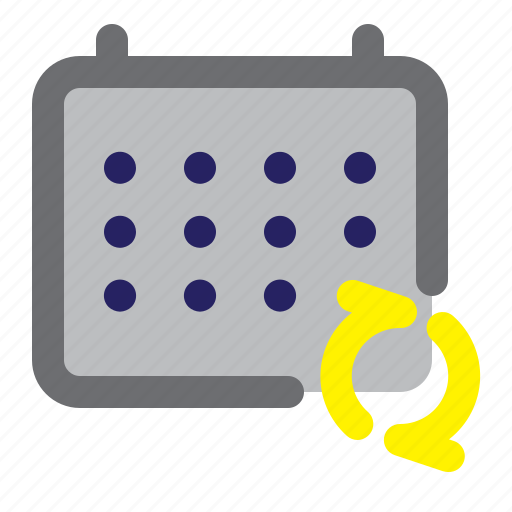 Time, schedule, repeat, agenda, date, event, planner icon - Download on Iconfinder