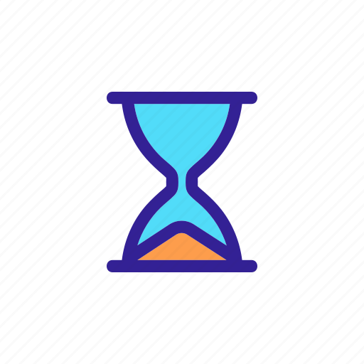 Art, concept, contour, hourglass, time icon - Download on Iconfinder