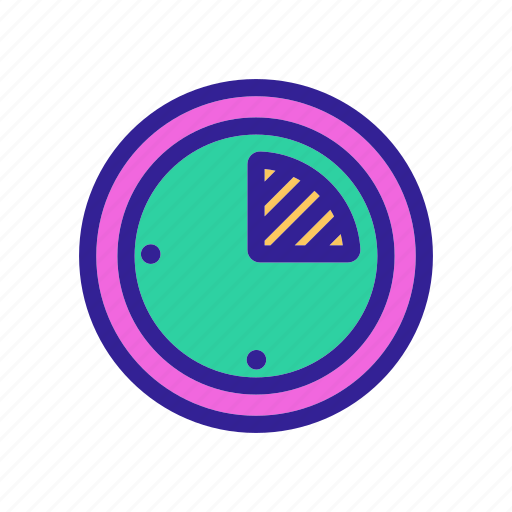 Clock, contour, object, time, timer, watch icon - Download on Iconfinder
