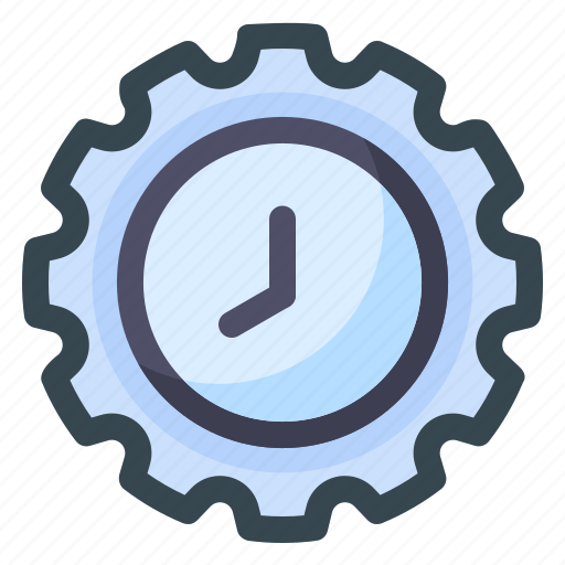 Time, settings, clock, watch, timer, options, gear icon - Download on Iconfinder