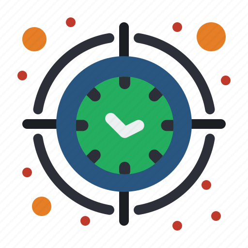 Clock, focus, target, time, timer icon - Download on Iconfinder