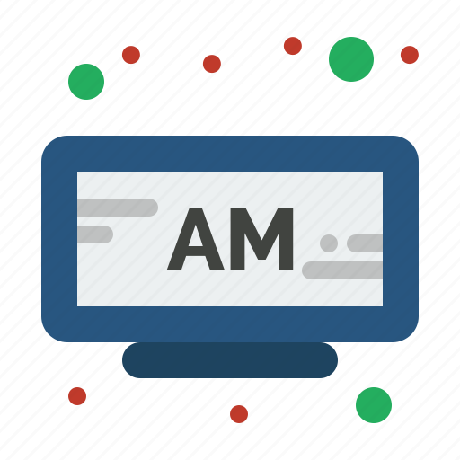 Alarm, am, clock, time icon - Download on Iconfinder