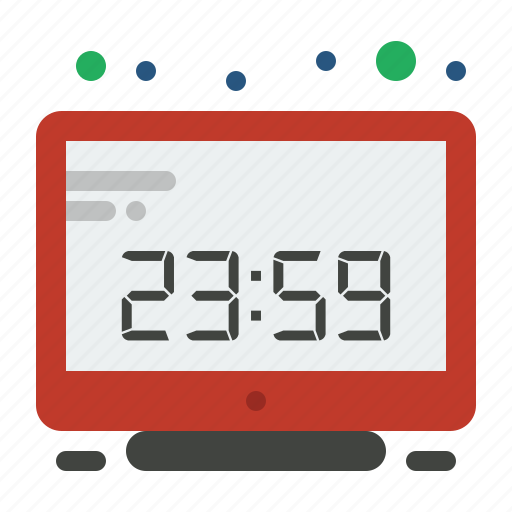 Clock, computer, display, time icon - Download on Iconfinder