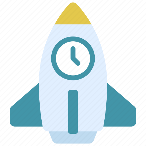 Rocket, timer, launch, time icon - Download on Iconfinder